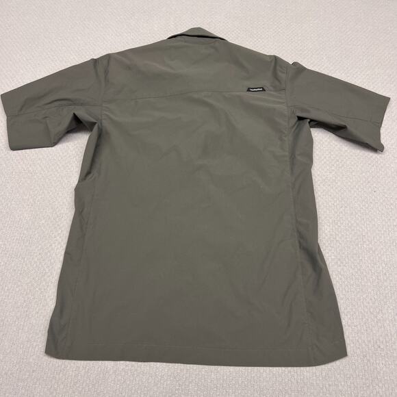 Truewerk SS Cloud Shirt Mens Medium Gray Short Sleeve Performance Snap Fishing - Picture 2 of 8